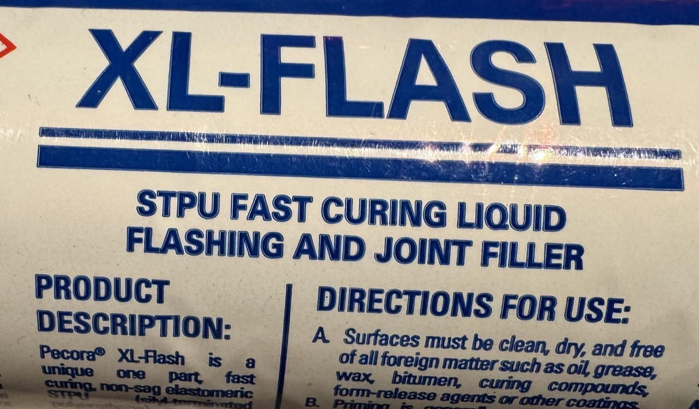 Pecora XL-Flash STPU Fast Curing Liquid Flashing & Joint Filler