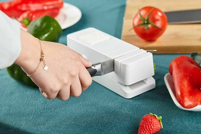 Multi-Task Electric Scissor & Knife Machetes Sharpener Fast Grinding Machine New gallery