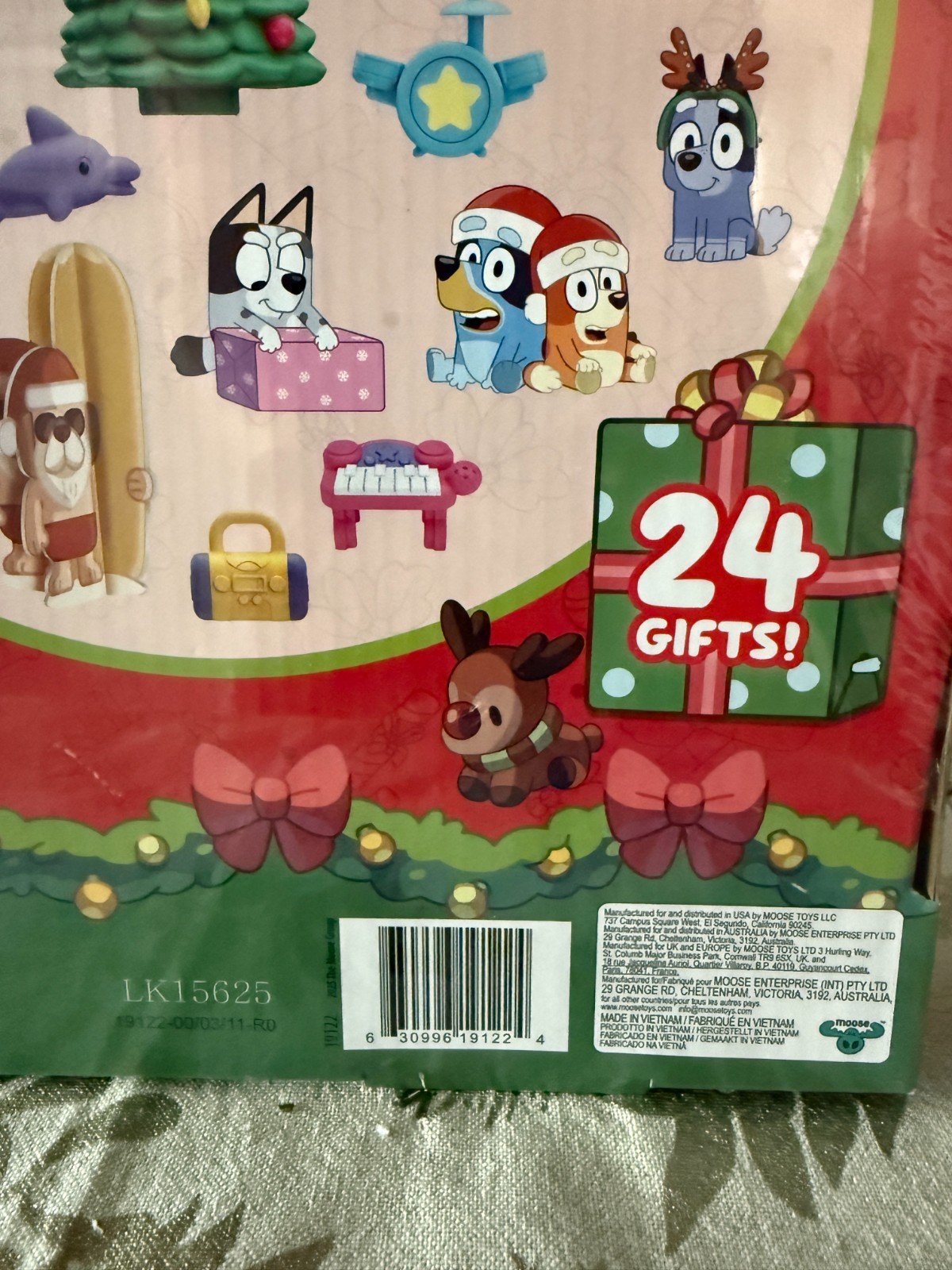 Bluey Advent Calendar 24-Day Christmas Calendar Countdown, 4 Mini Figures. gallery