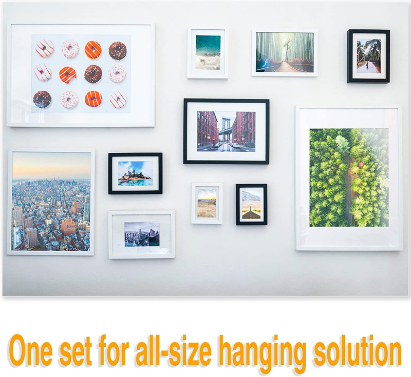 Gold Picture Hanging Nails Assortment Kit, 700 Pcs Wall Hanging Set for Frame, A gallery