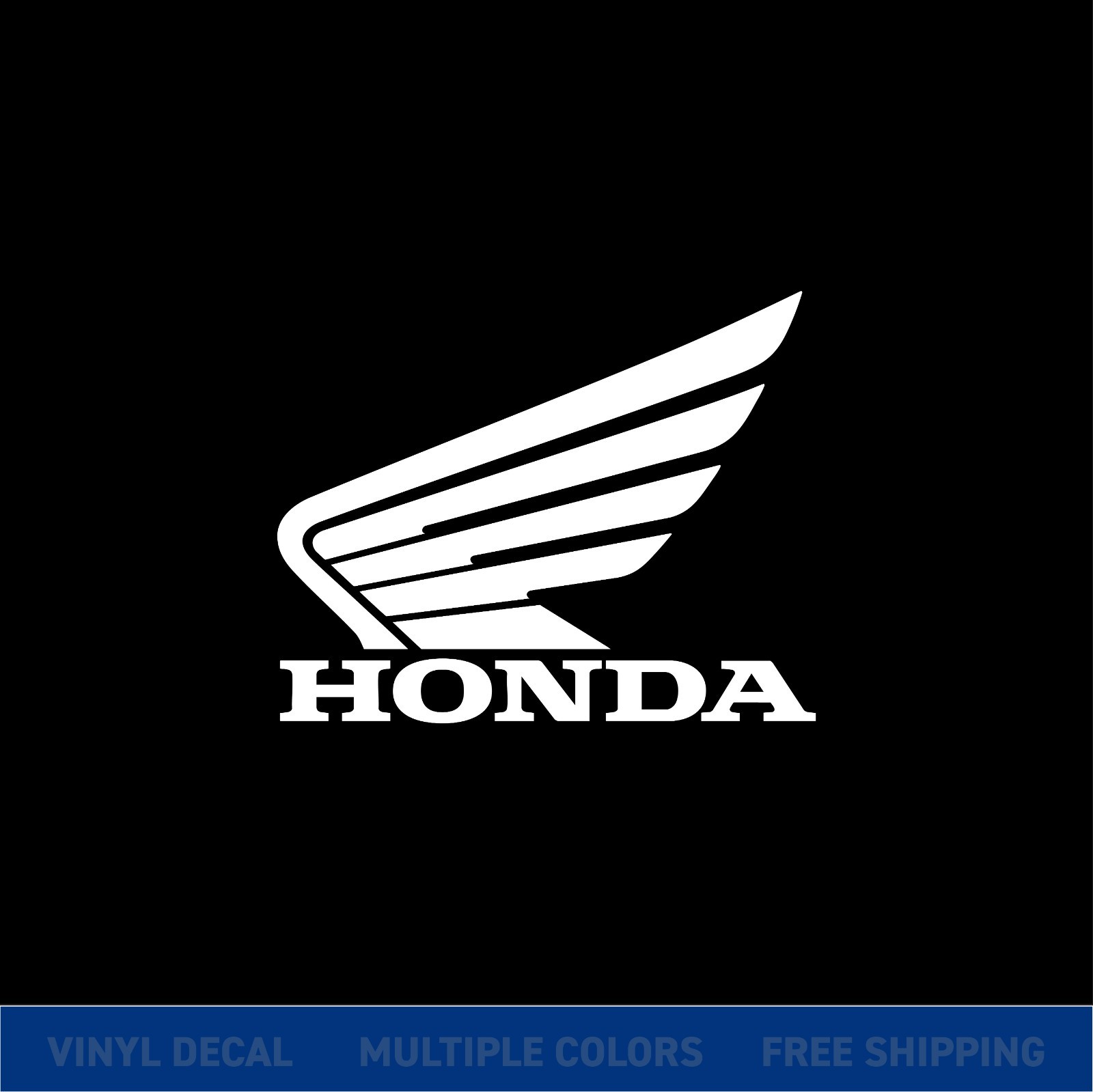 Honda Wings Logo Decal – Vinyl Sticker for Motorcycle, Bike, Car, or Truck Windw gallery