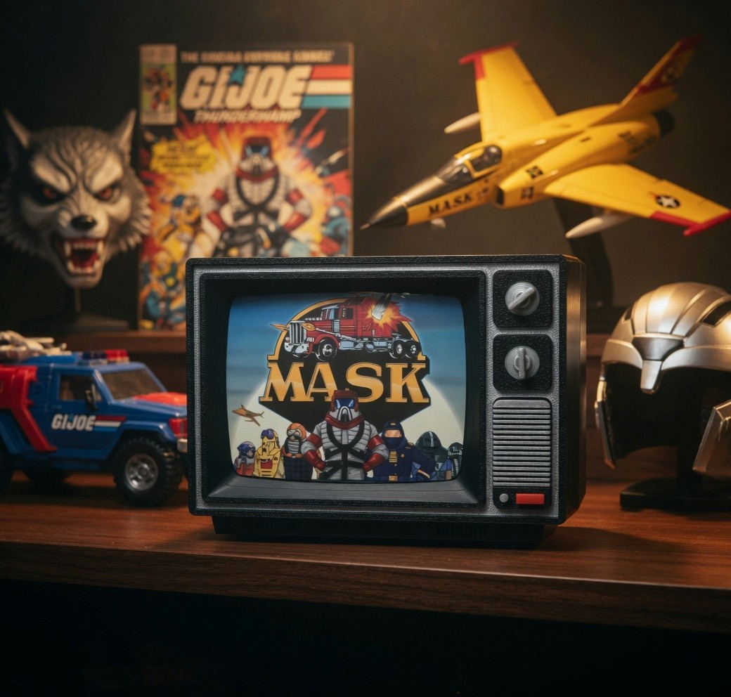 M.A.S.K. Retro TV Display Mobile Armored Strike Kommand 80s Cartoon gallery