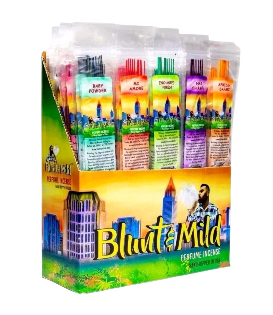 Blunt & Mild Hand Dipped Incense Perfume Wands, 72 ct Display, Free Shipping gallery