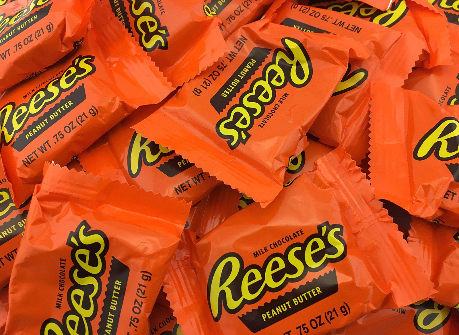 REESE'S Peanut Butter Cups, Milk Chocolate, Snack Size (Pack of 2 Pounds) gallery