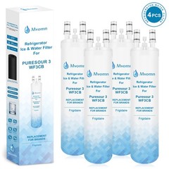 4 Pack Frigidaire WF3CB PureSource 3 Replacement Refrigerator Water Filter