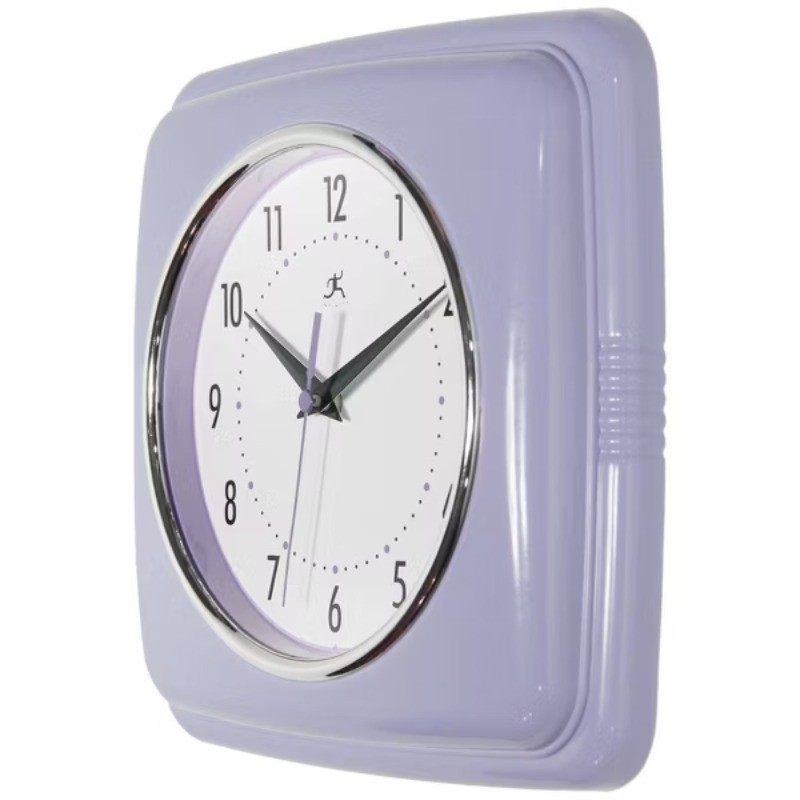 9.25" Square Retro Wall Clock gallery