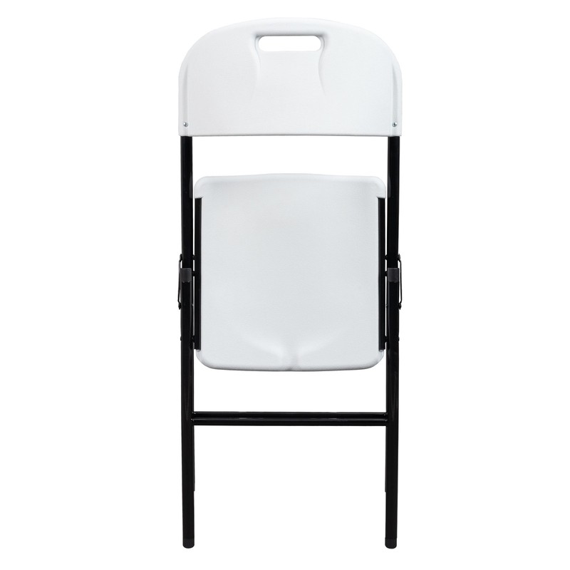 4-20PCS Outdoor Plastic Portable Folding Chair Commercial Steel Frame Seat White gallery