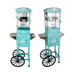 Popcorn Machine with Cart ,Wheels & 10 Oz Kettle Popcorn Maker Measuring