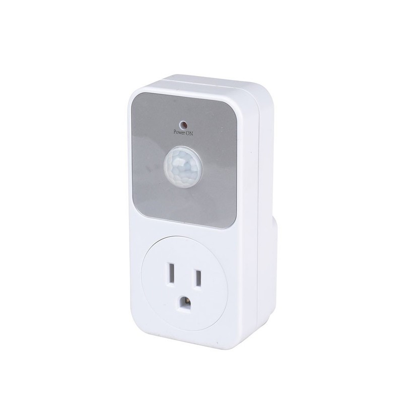 1800W PIR Sensor Power Socket Switch for Living Room and Garage Lights gallery