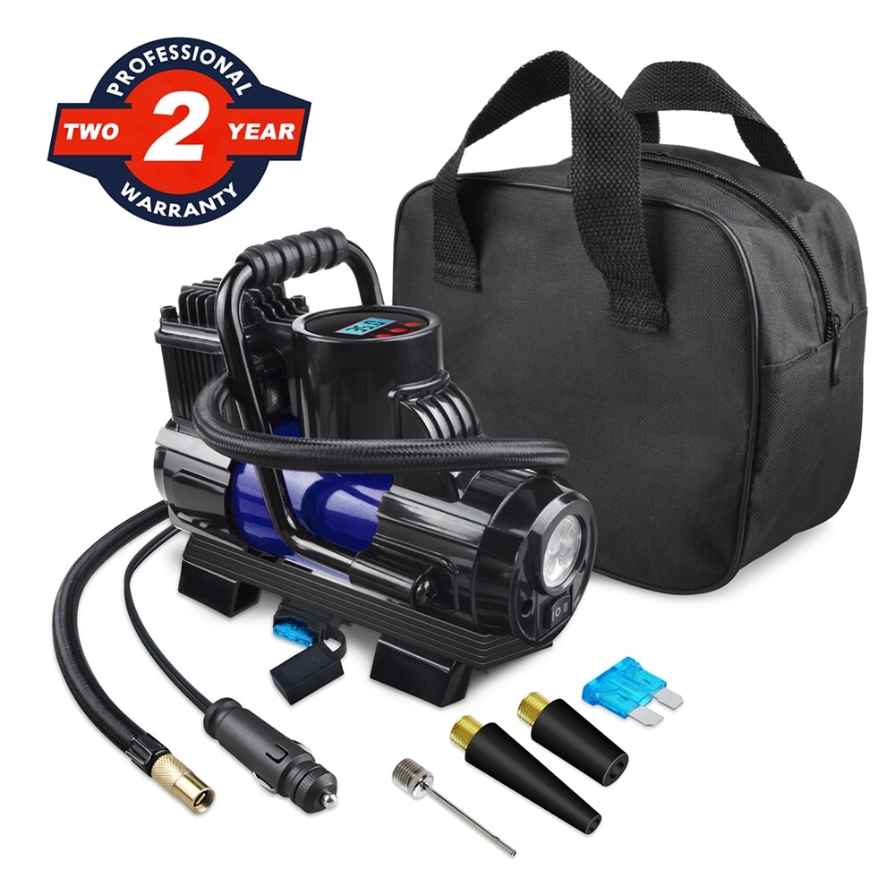 Heavy Duty Portable Air Compressor Car Tire Inflator Electric Auto 12V DC 150PSI gallery