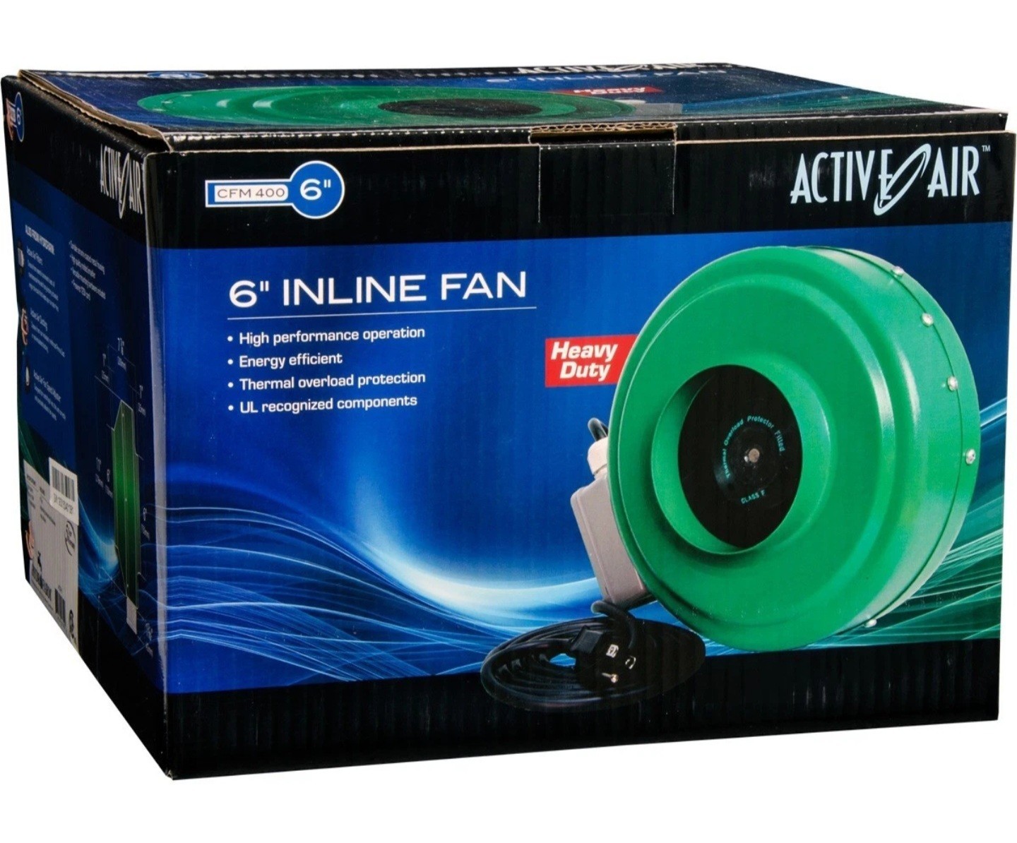 Active Air Inline Fan 6" 400 CFM gallery