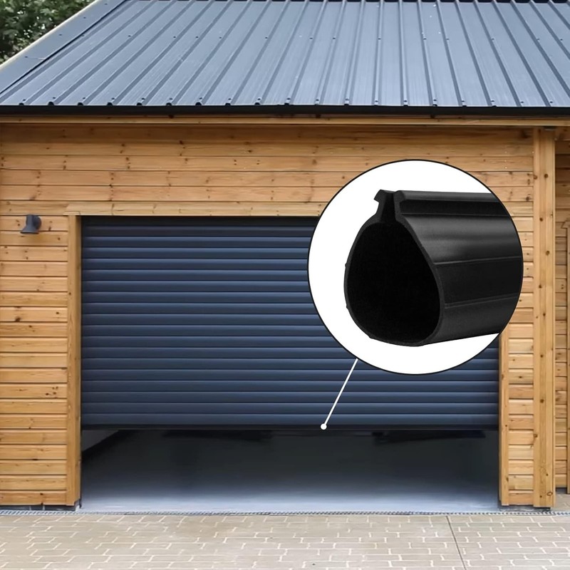 9FT Garage Door Bottom Seal Replacement Rubber Weather Seal for Clopay Doors gallery