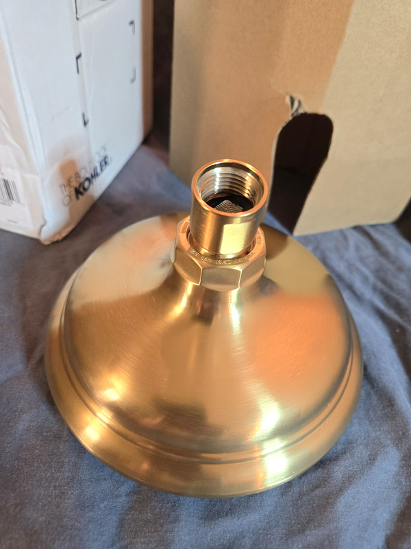 Kohler Artifacts K-72773-2MB ShowerHead Brushed Moderne Brass OPEN BOX gallery