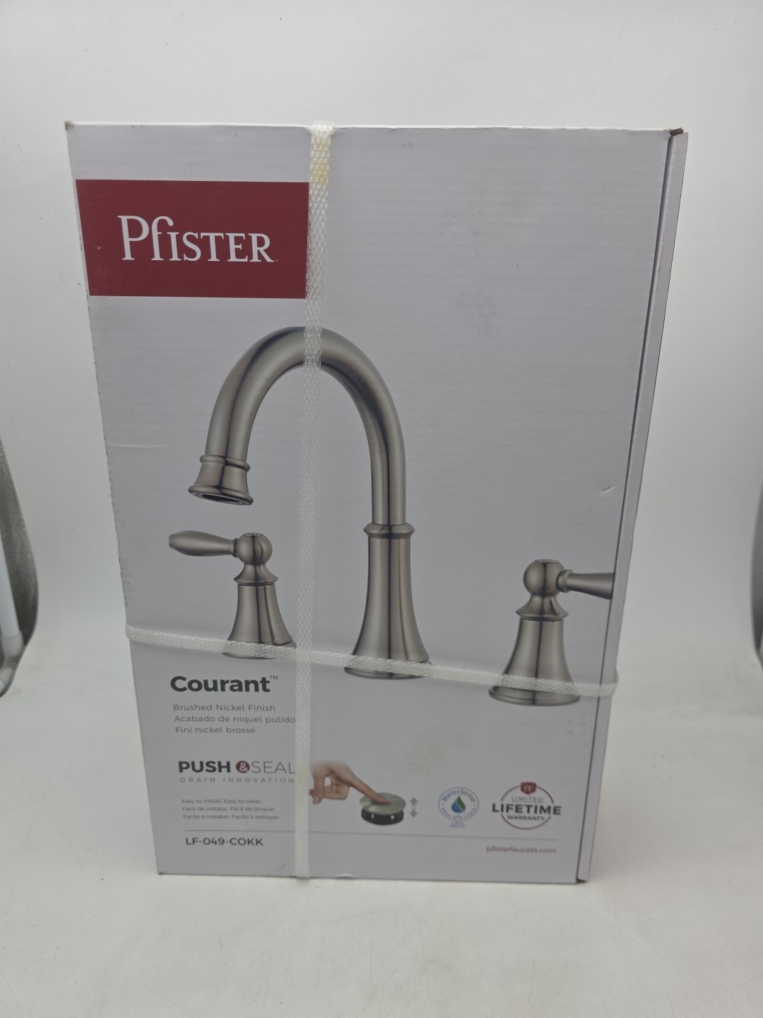 Pfister Courant 2-Handle Widespread Brushed Nickel Bathroom Sink Faucet -... gallery