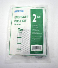 AllFenz End Gate Post Kit Black 2-3/8″ Post End EPS238BL Hardware Pack Kit
