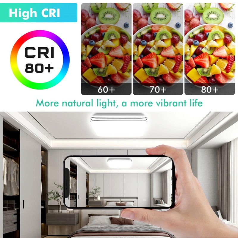 Modern LED Flush Mount Ceiling Light 18W 24W 36W 48W Kitchen Lamp Home Fixture gallery