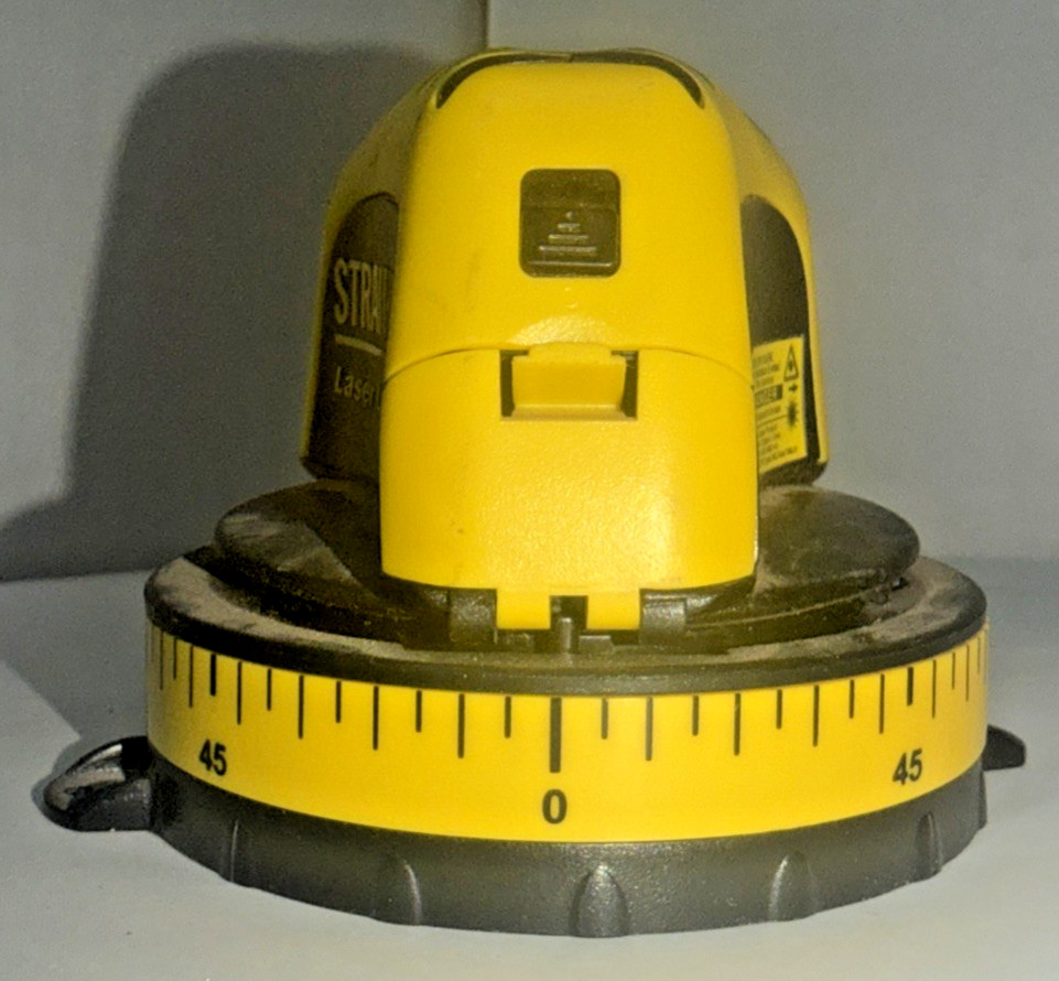 Strait-Line Laser Level 120 4x Brighter Level Plumb 360 Rotation AA Battery gallery