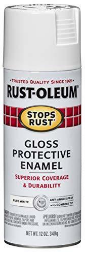 Rust-Oleum 250702 Stops Rust Spray Paint, 12-Ounce, Gloss Pure White gallery