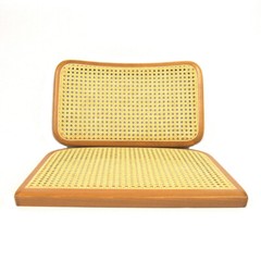 Marcel Breuer Cesca Chair Replacement Cane Seat & Back (Honey Oak; NO Holes)