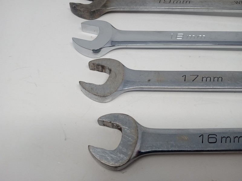 Icon Ratcheting Combination Wrench 7 Pc Set 14-19mm + 21mm Non Ratcheting gallery