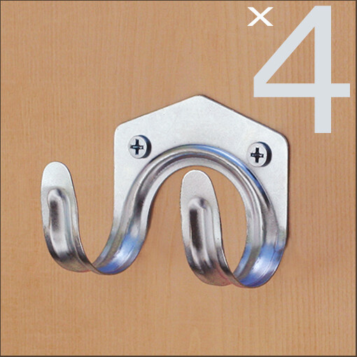 4 PACK TOOL HOOKS Metal Garage Storage Utility Hooks Hanger Holder Wall Mount gallery