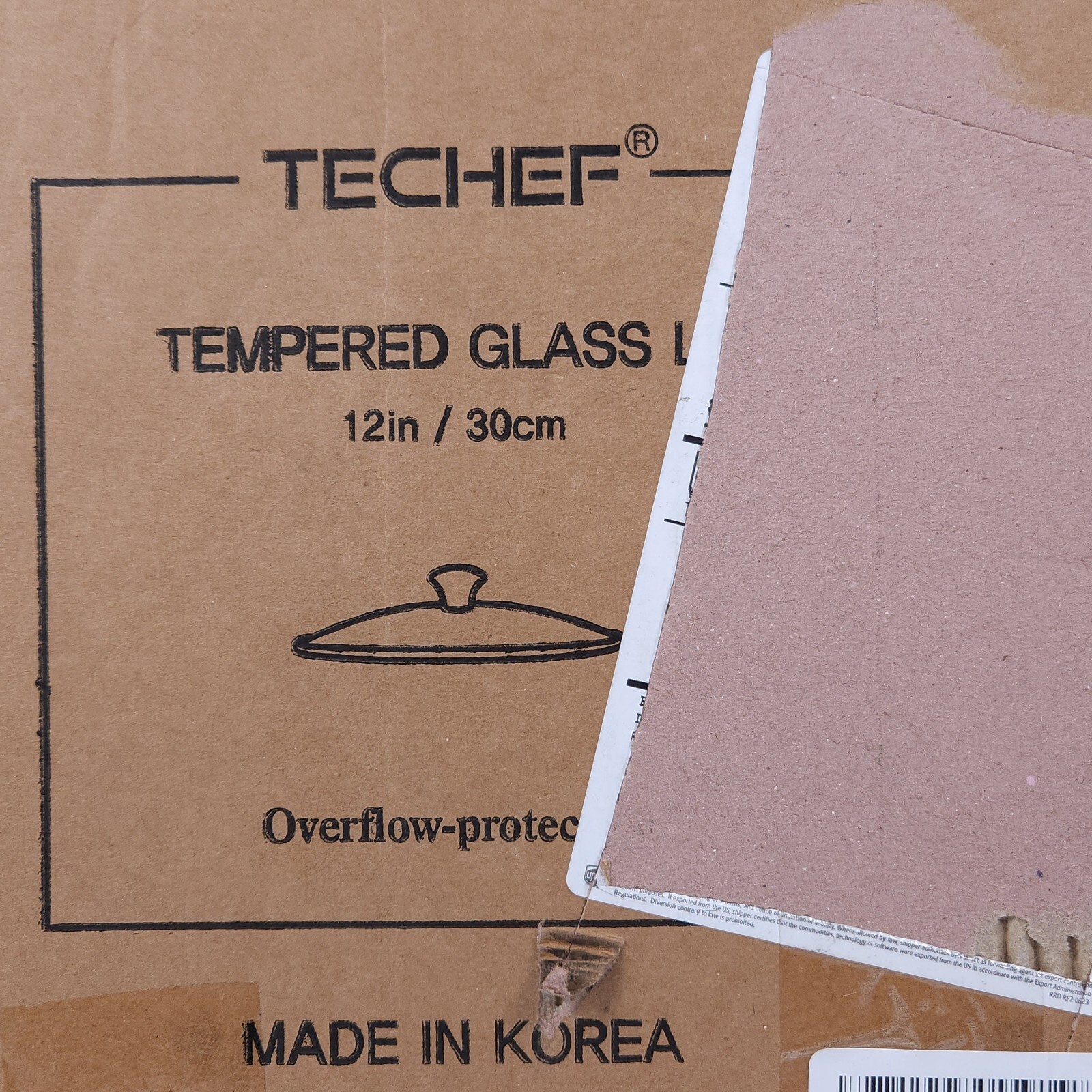 TeChef Cookware Tempered Glass Lid (12in/30cm) Overflow Protection gallery
