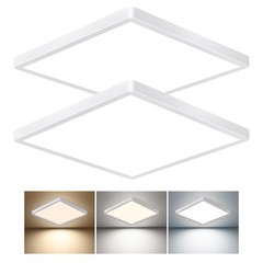 12 Inch Square LED Flush Mount Ceiling Light, 30W, 3000LM Square Light Fixtur…