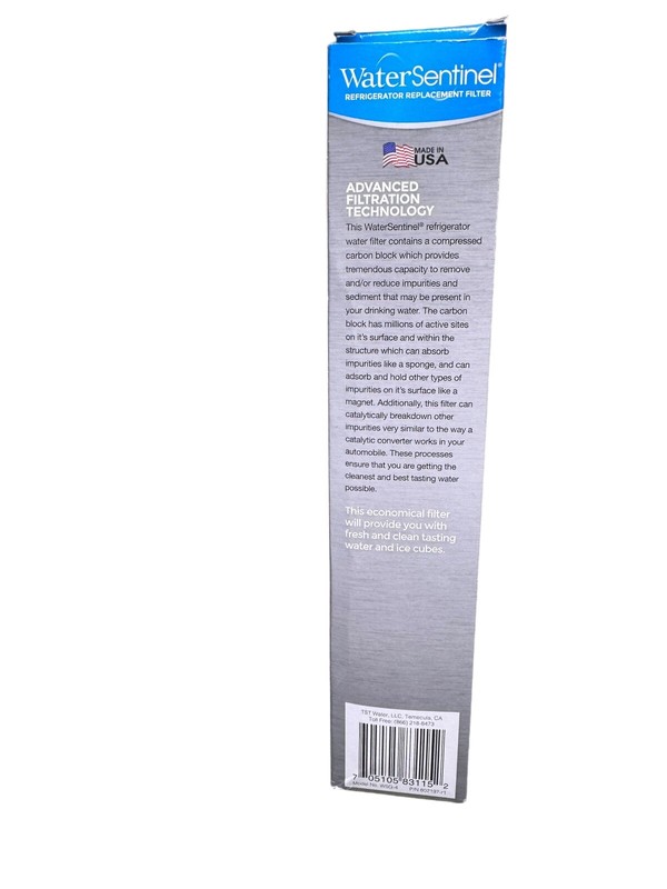 Water Sentinel 1 Replacement Refrigerator Filter WSG - 4 Life Span 3-6 Months gallery