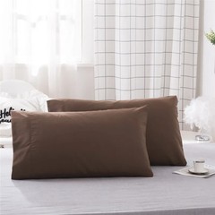 2 piece Luxurious Solid Color Pillowcase Comfortably Soft and Hypoallergenic Pil