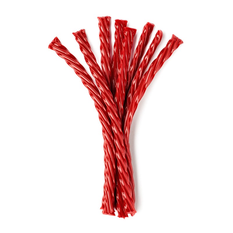 Twists Strawberry Flavored Licorice Style, Chewy Holiday Candy Tub, 5 lb gallery