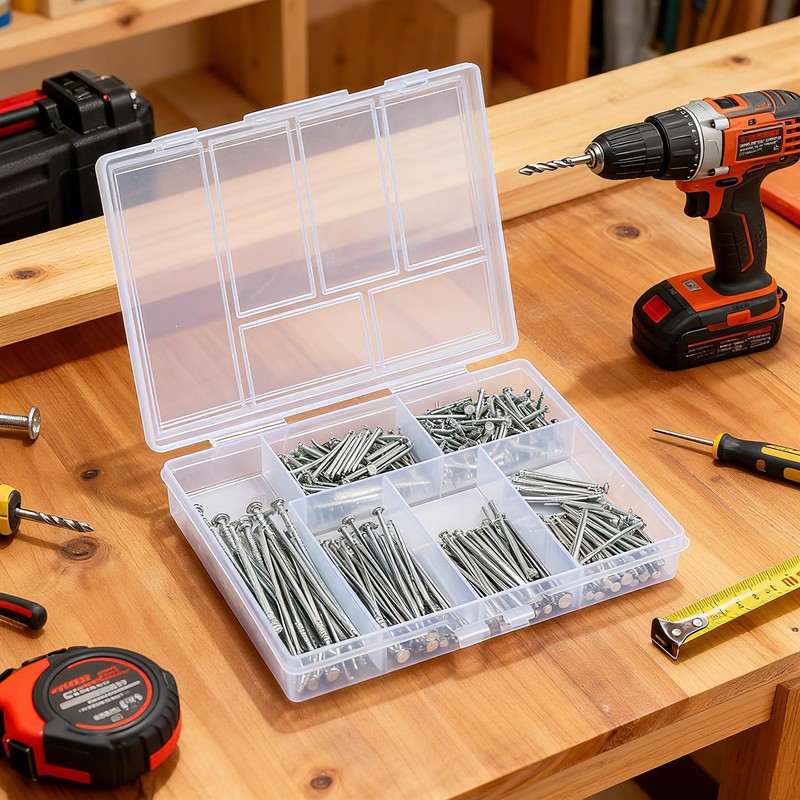 280 Pcs Nail Assortment Kit, 6 Sizes Finishing Nails for Hanging Pictures, Ma... gallery