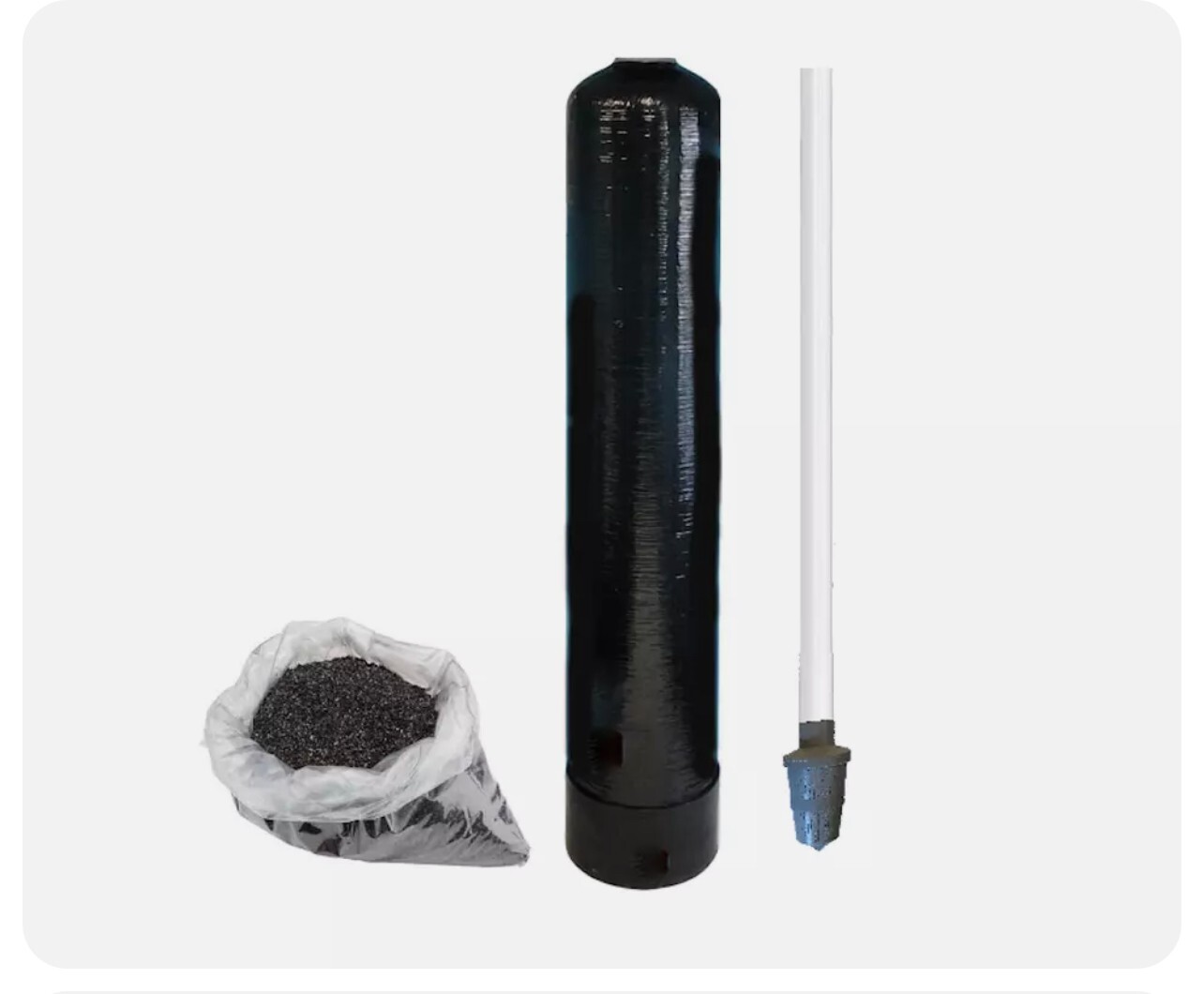 Whole House Water Filtration System + Fleck 5600 Valve | 9″x 48″ Tank – 1 Cubic gallery