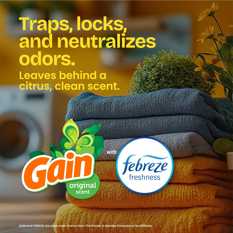 Forceflex Tall Kitchen Drawstring Trash Bags, 13 Gallon, Gain Original with Febr gallery