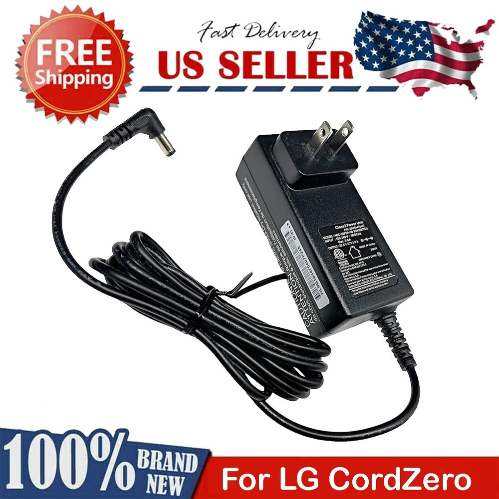 AC Power Adapter Charger Replacement for LG CordZero A9 A900 A902 A905 A906 A907