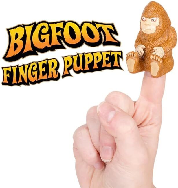 Bigfoot Puppet (Set of 2) Sasquatch Statue Finger Hand Toys - Archie McPhee gallery
