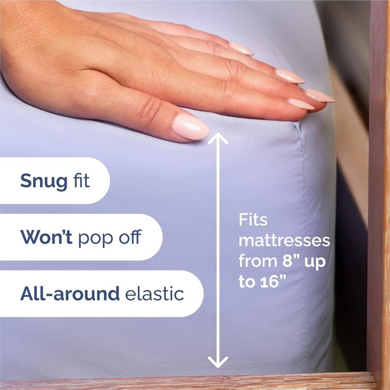 Full Size 4 Piece Sheet Set - Comfy Breathable & Cooling Sheets - Hotel Luxury gallery