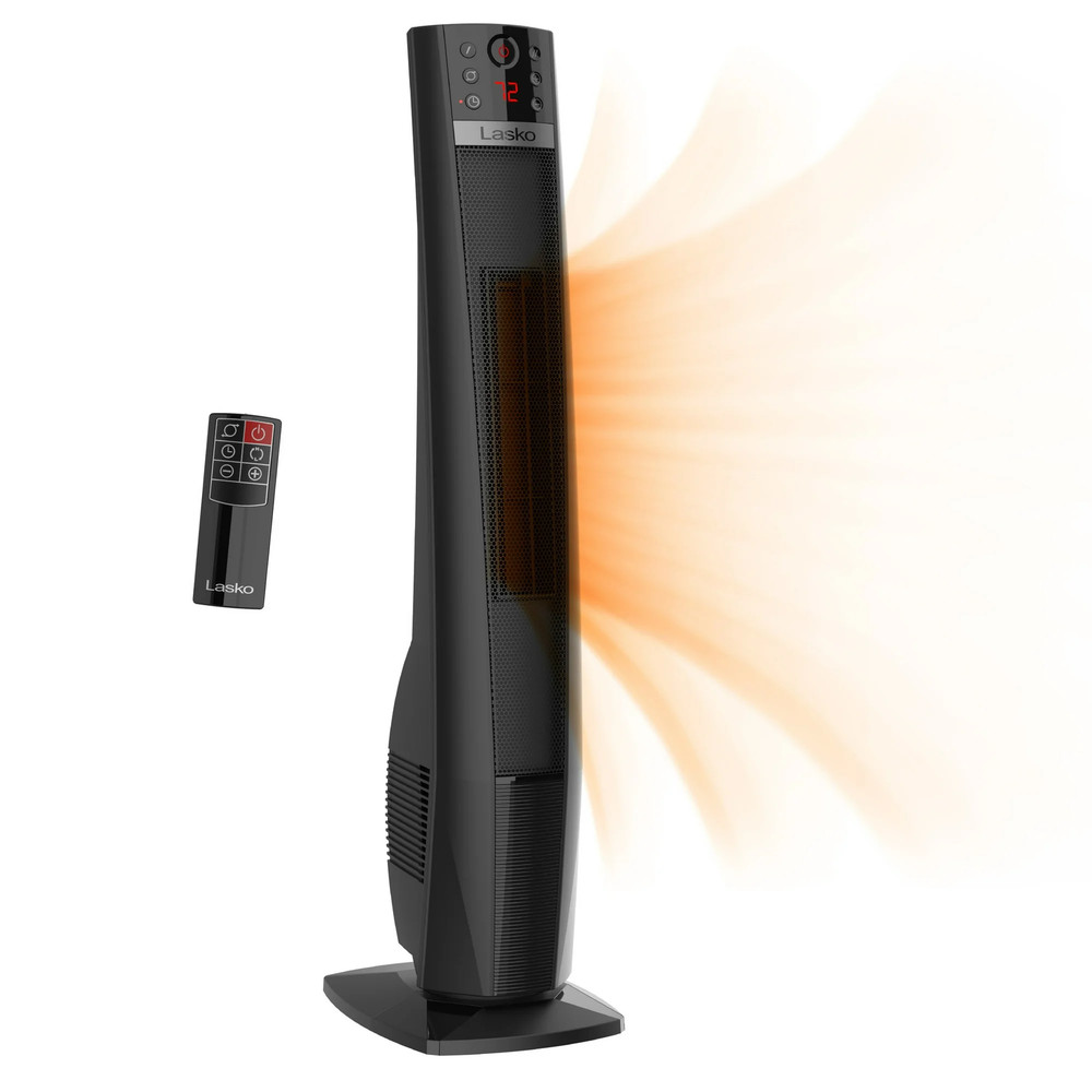 Lasko Oscillating 32" Ceramic Tower Space Heater 1500W Remote Control 8hr-Timer