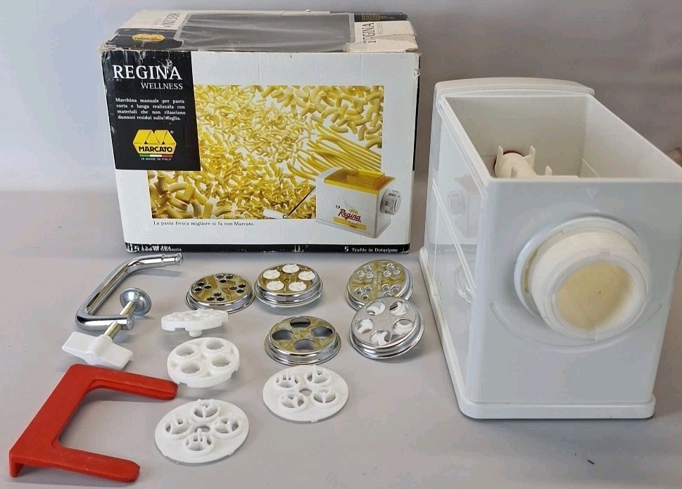 Marcato Regina Wellness Pasta Extruder Parts Made In Italy Not Complete gallery