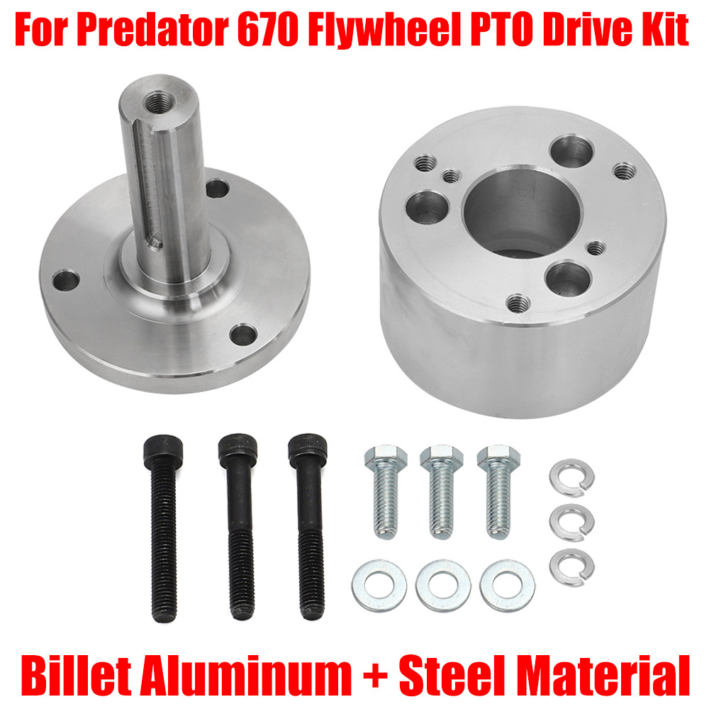 1Set Universal Flywheel PTO Drive Adapter Kit For Predator 670 V-Twin Engines gallery