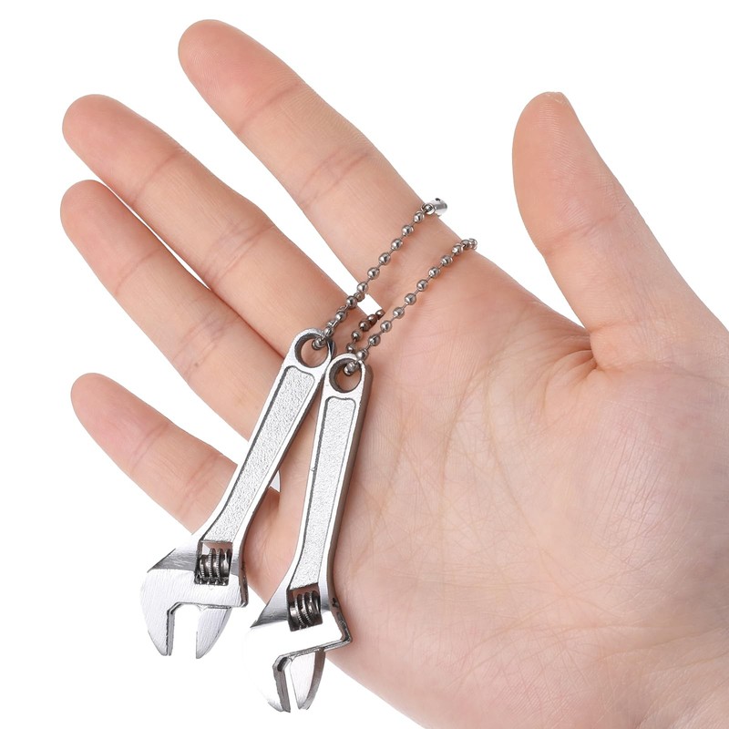 2 Pcs 2.5'' Adjustable Spanner Mini Nut Wrench, Tiny Wrench Small CrescentWrench gallery