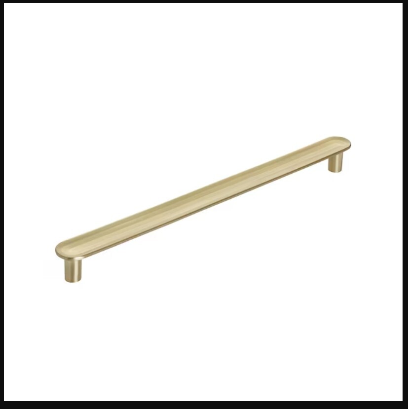 Amerock Concentric 7-9/16 in. (192mm) Modern Golden Champagne Bar Cabinet Pull gallery