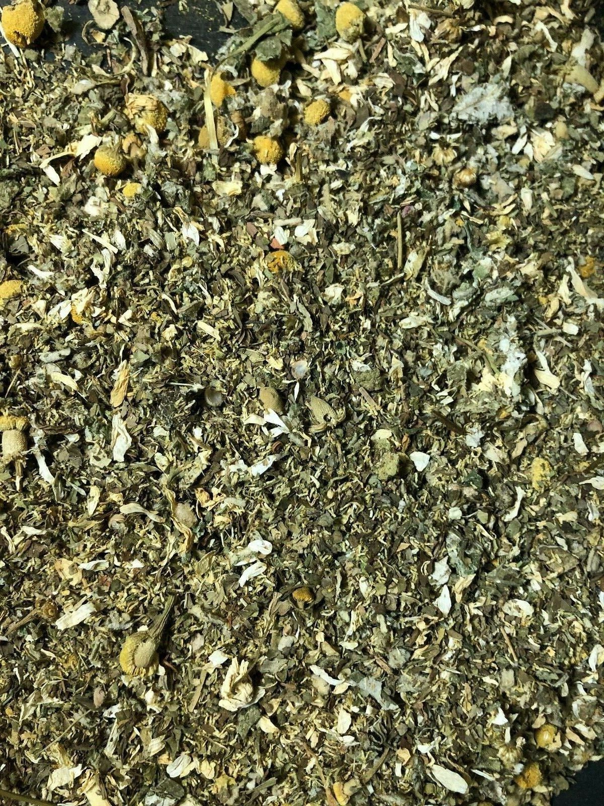 Mullein Osha Raspberry Chamomile Lomatium plus other herbs! No.29 Herbal Blend gallery