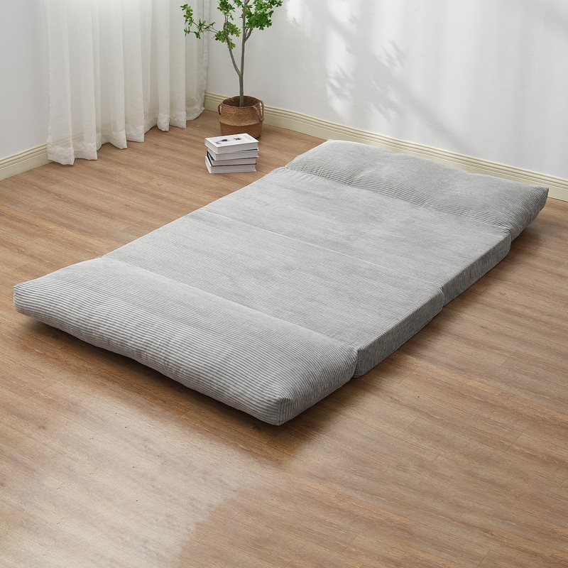 Folding Sofa Bed Foldable Couch Bed with Washable Cover Dark Grey (Full) gallery