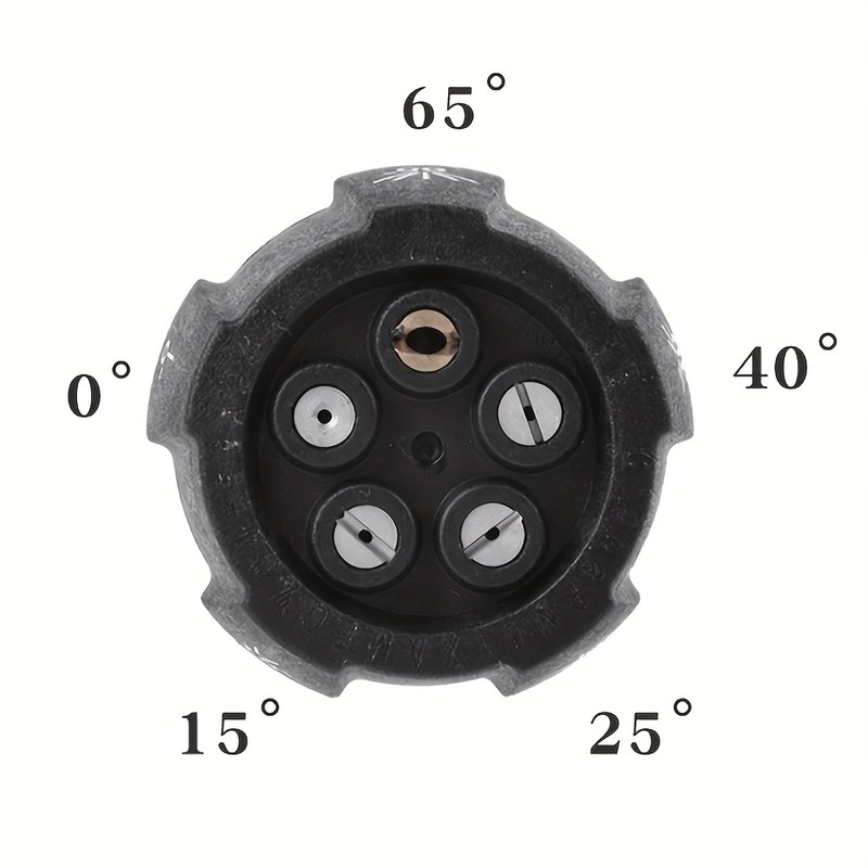 Multi-Angle Pressure Washer Nozzle - 1/4'' Quick Connect for Cleaning gallery