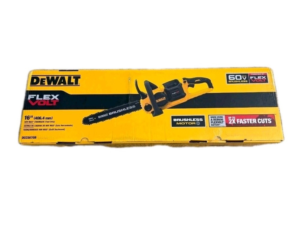 DeWALT DCCS670B 60V MAX FLEXVOLT 16” Brushless Chainsaw (Tool Only)