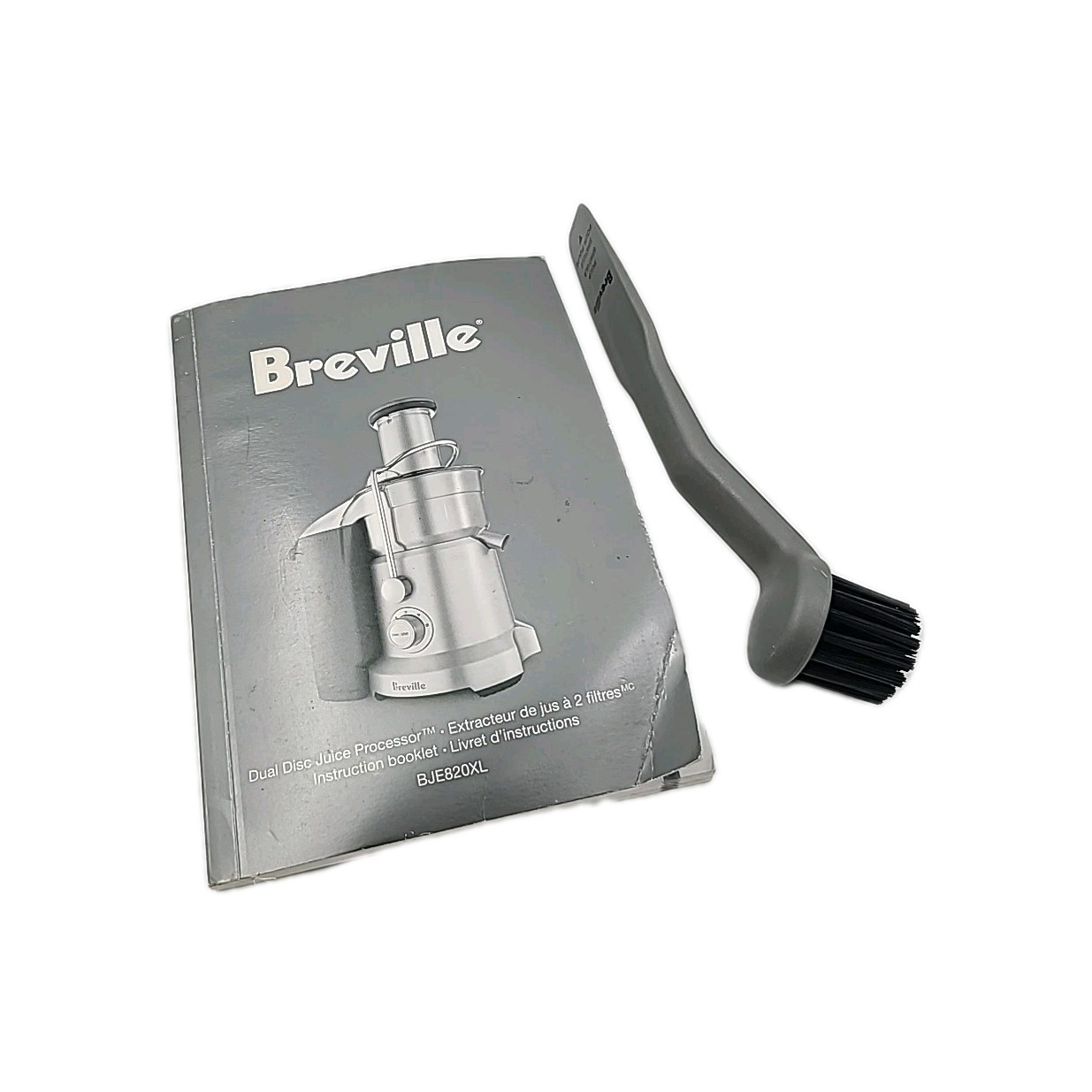 Replacement USER MANUAL Breville Dual Disc Juice Processor #BJE820XL And Brush gallery