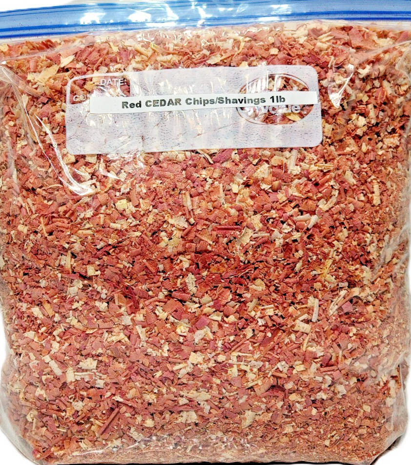 Aromatic Red Cedar Wood Chips, Shavings, Sawdust 1 pound Clean Cut SHIPs FREE! gallery