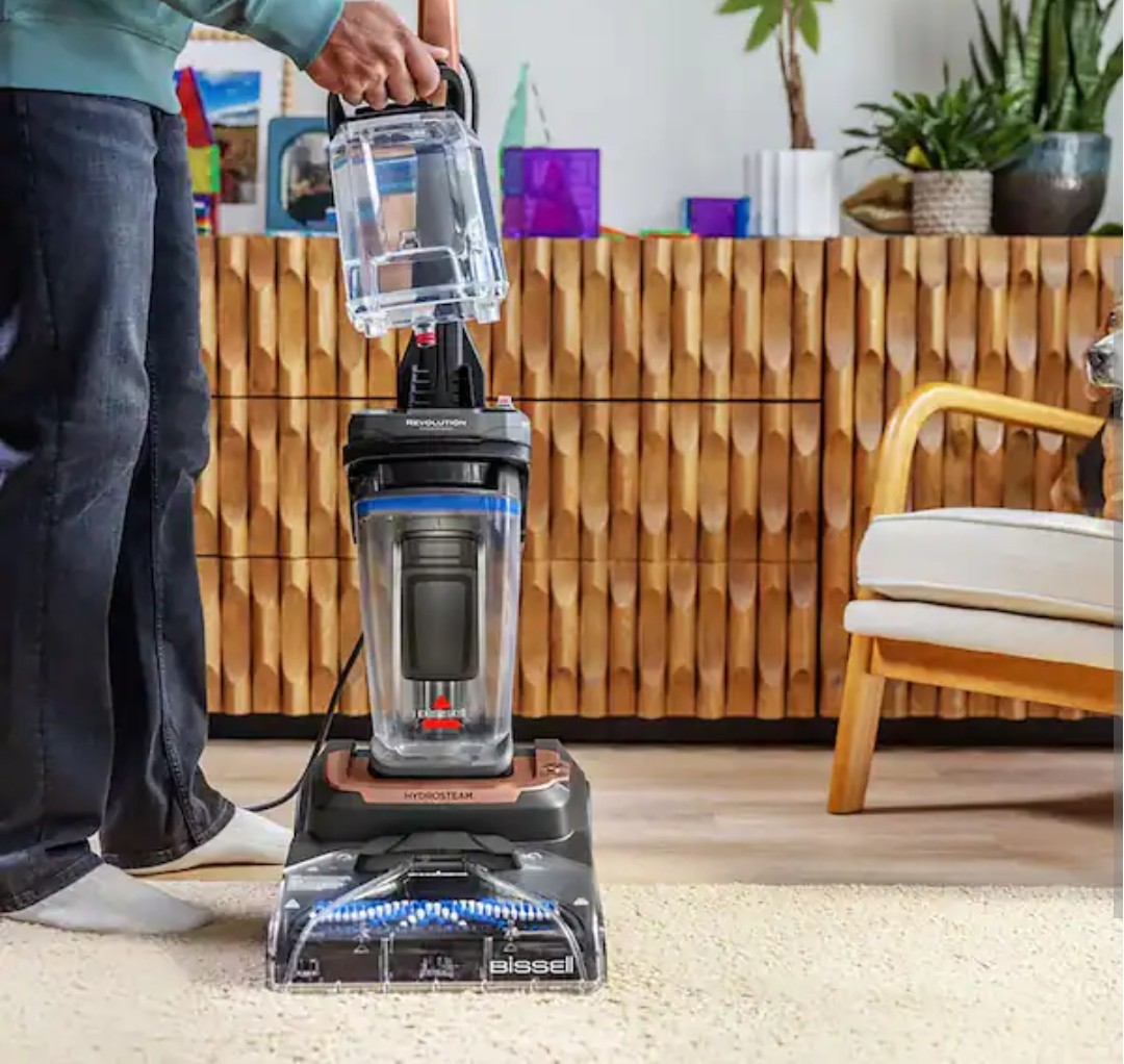 BISSELL Revolution HydroSteam Pet Carpet Cleaner - Black NEW gallery