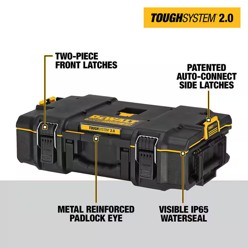 Toughsystem 2.0 22 In. Extra Large Tool Box and 2.0 Small Tool Box gallery