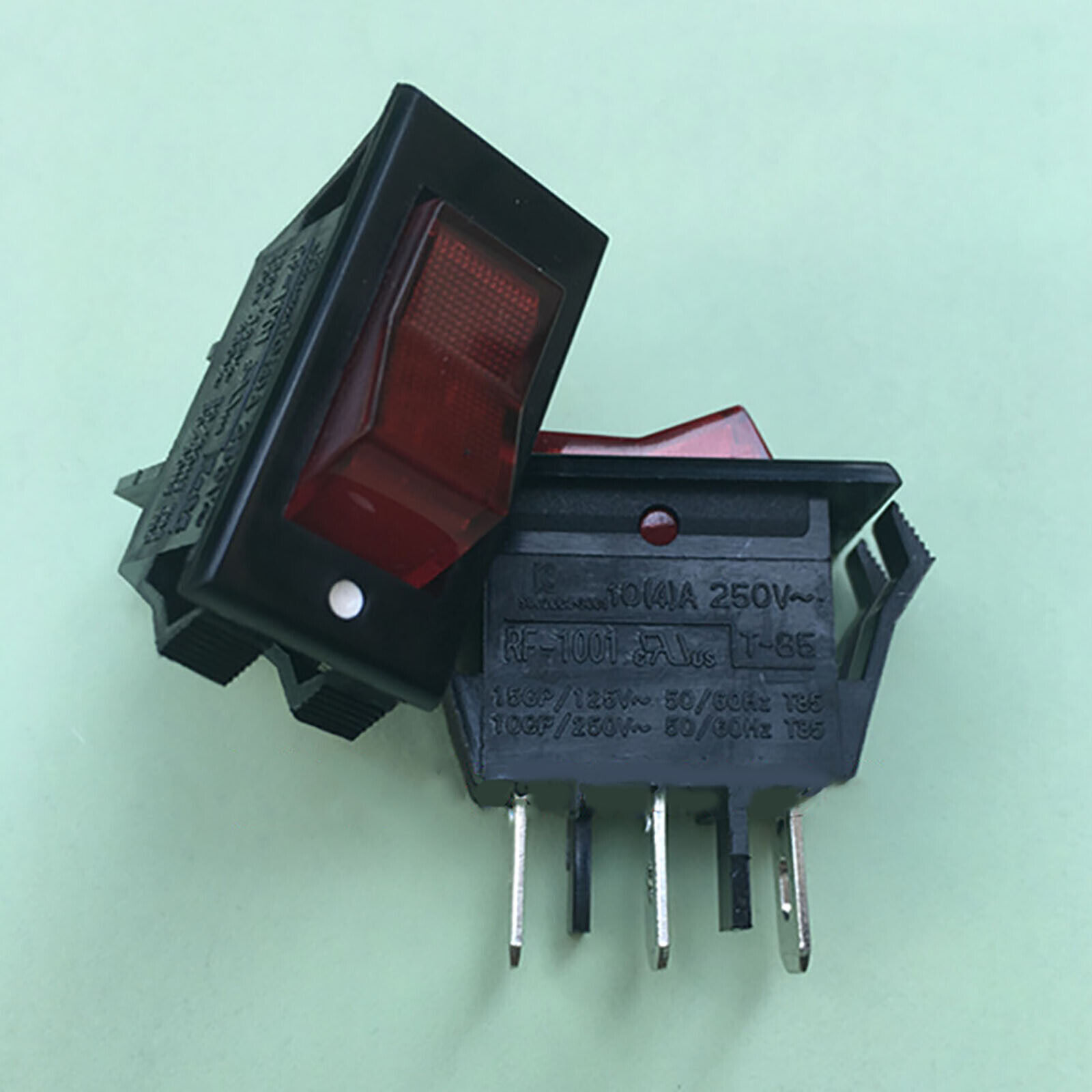 RF-1001 3 Pin Rocker Switch 10(4)A 250VAC 15GP/125VAC 10GP/250VAC 50/60Hz T85 gallery